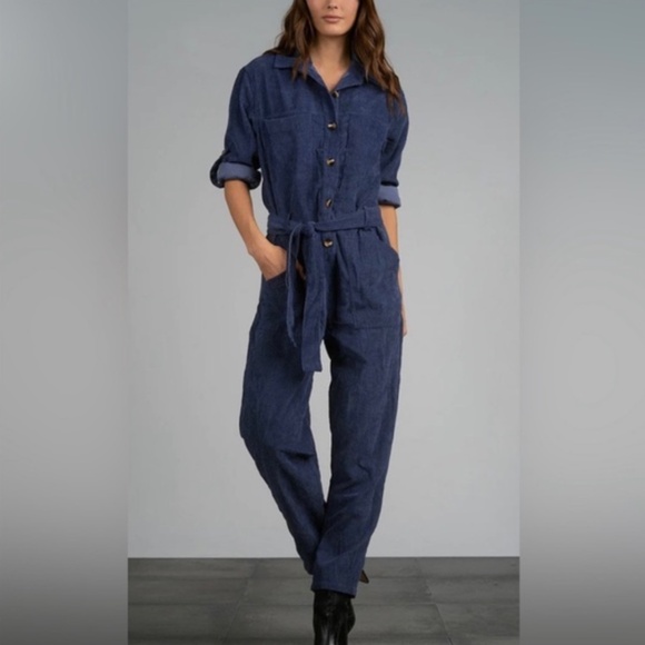 Elan Pants - Elan Corduroy Jumpsuit, Size Medium NWOT